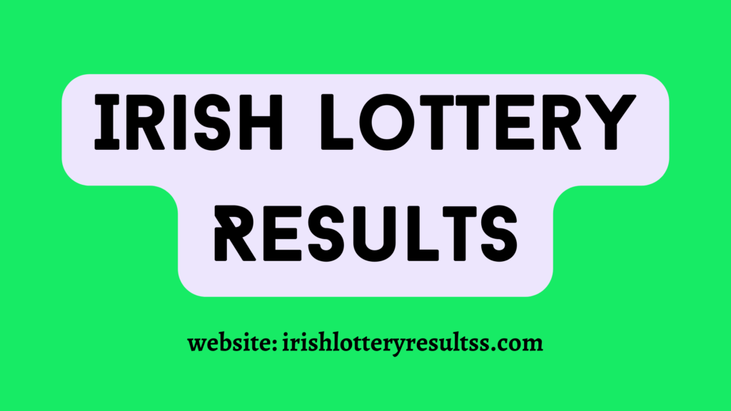 National Lottery Results Tonight Live Ireland