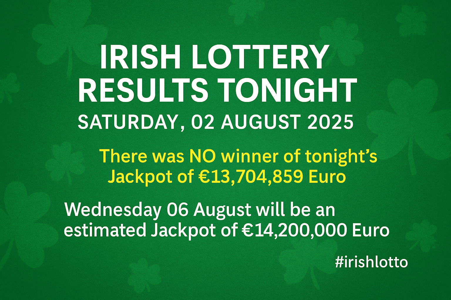 irish lottery results tonight, irish lotto results tonight, irish lottery 3 draws, thunderball results, lotto results tonight, national lottery results tonight